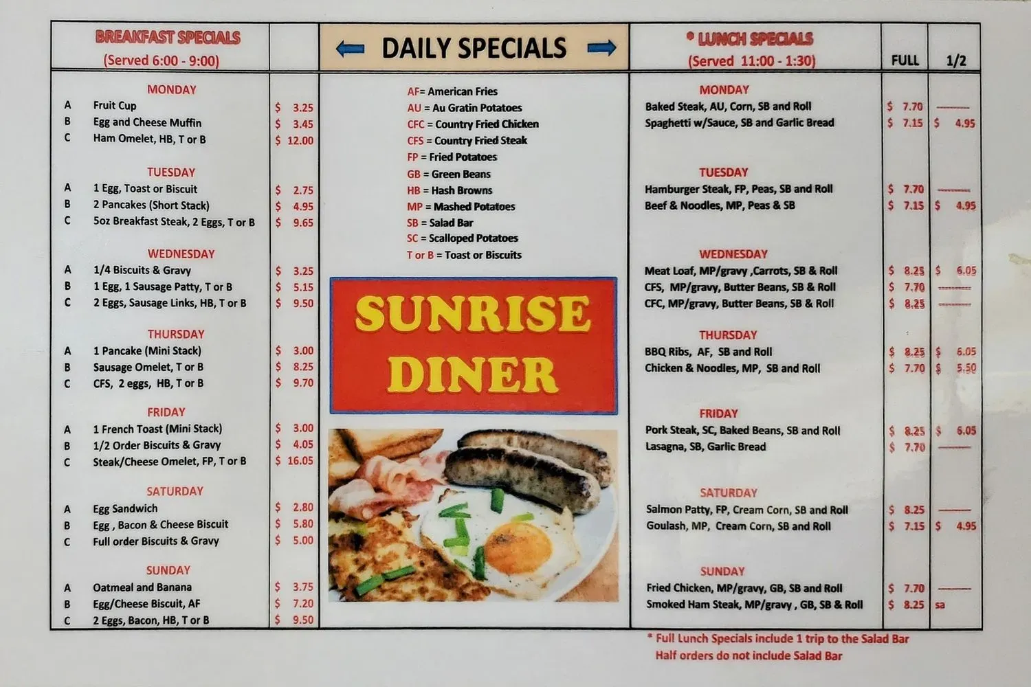 Menu 2