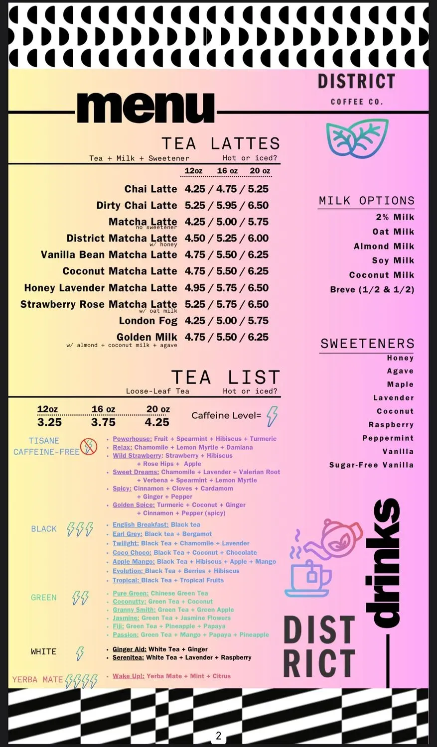 Menu 2