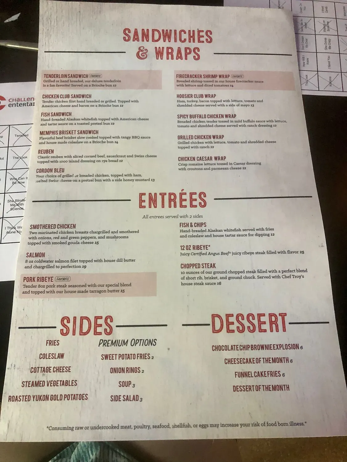 Menu 3