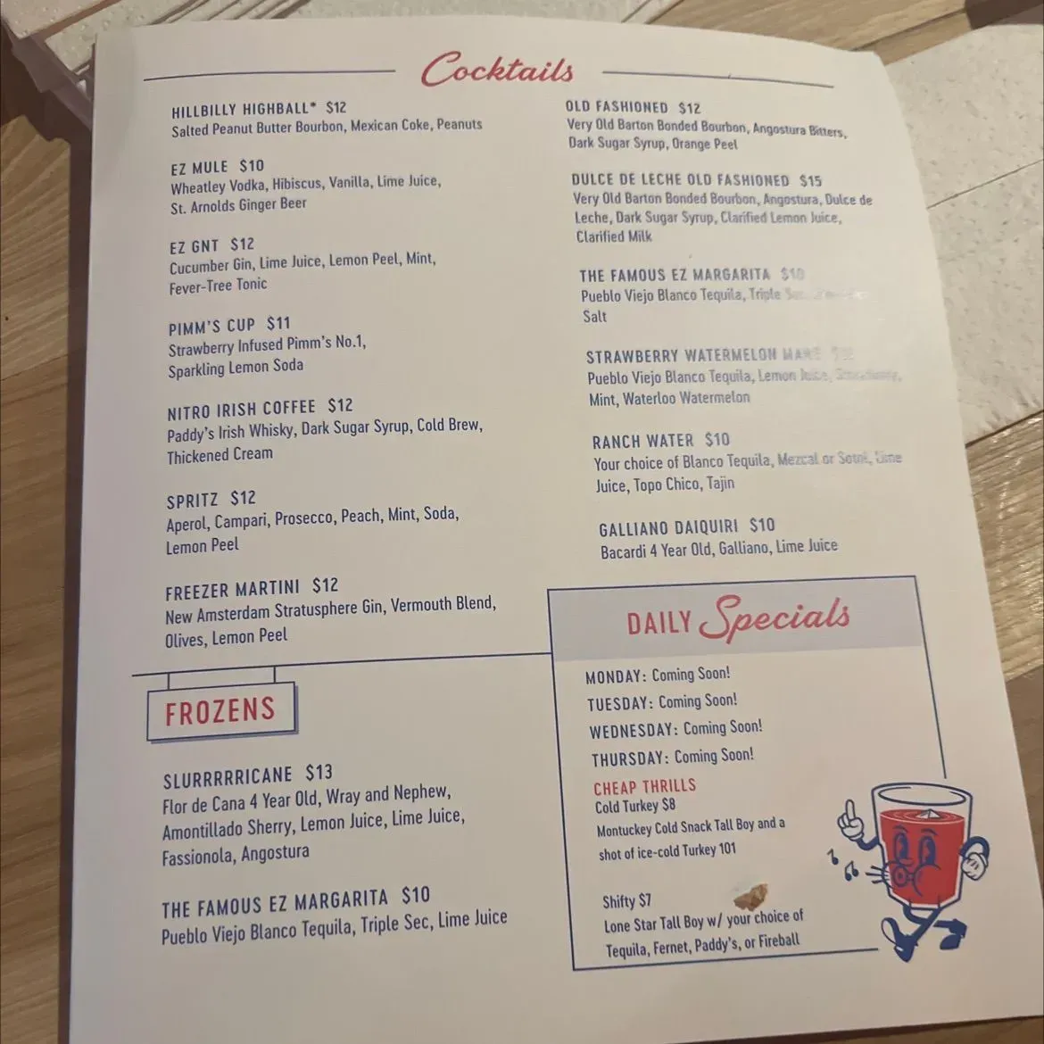 Menu 2