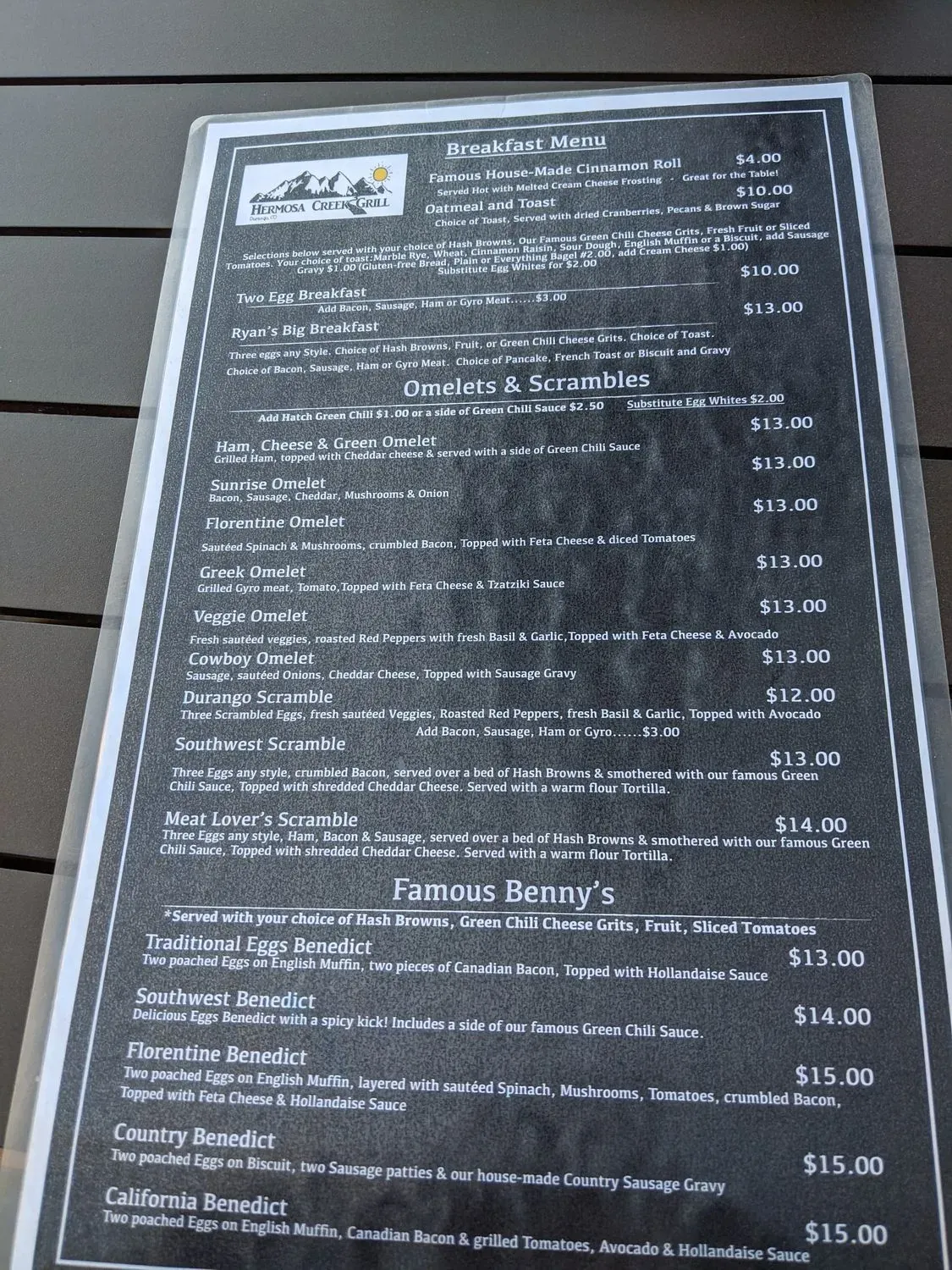 Menu 2