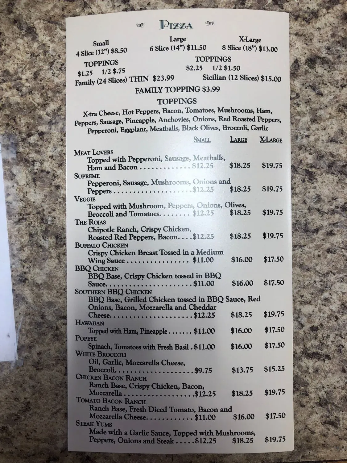 Menu 5