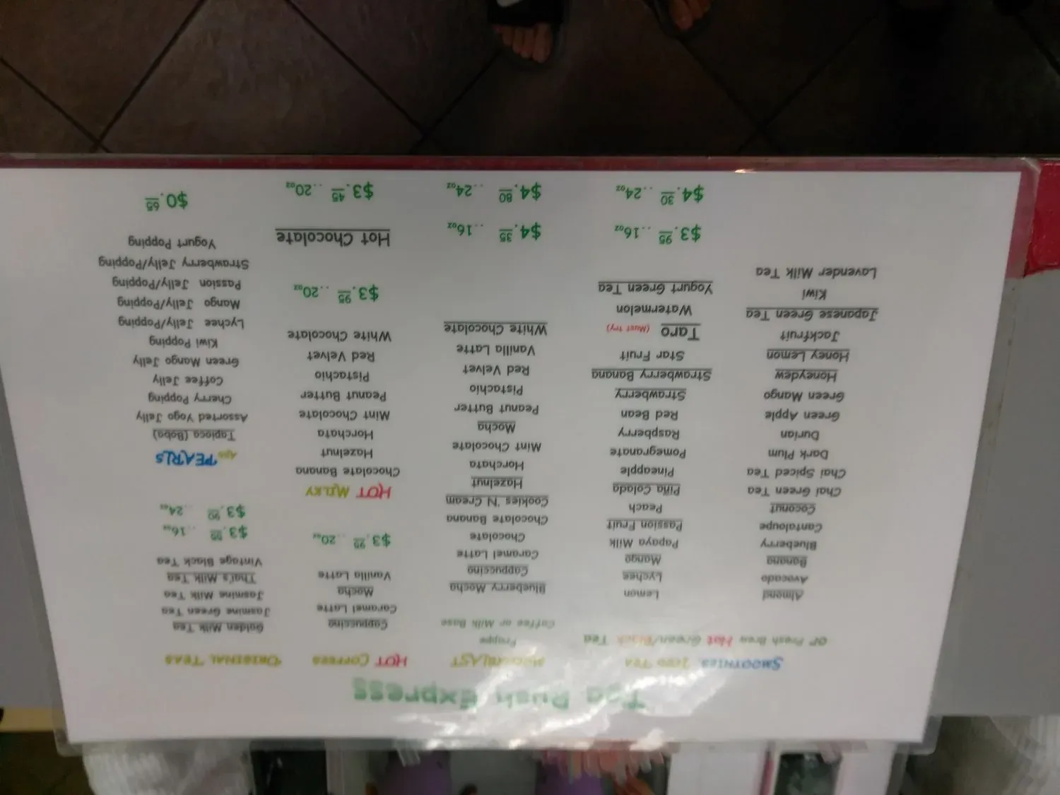 Menu 6