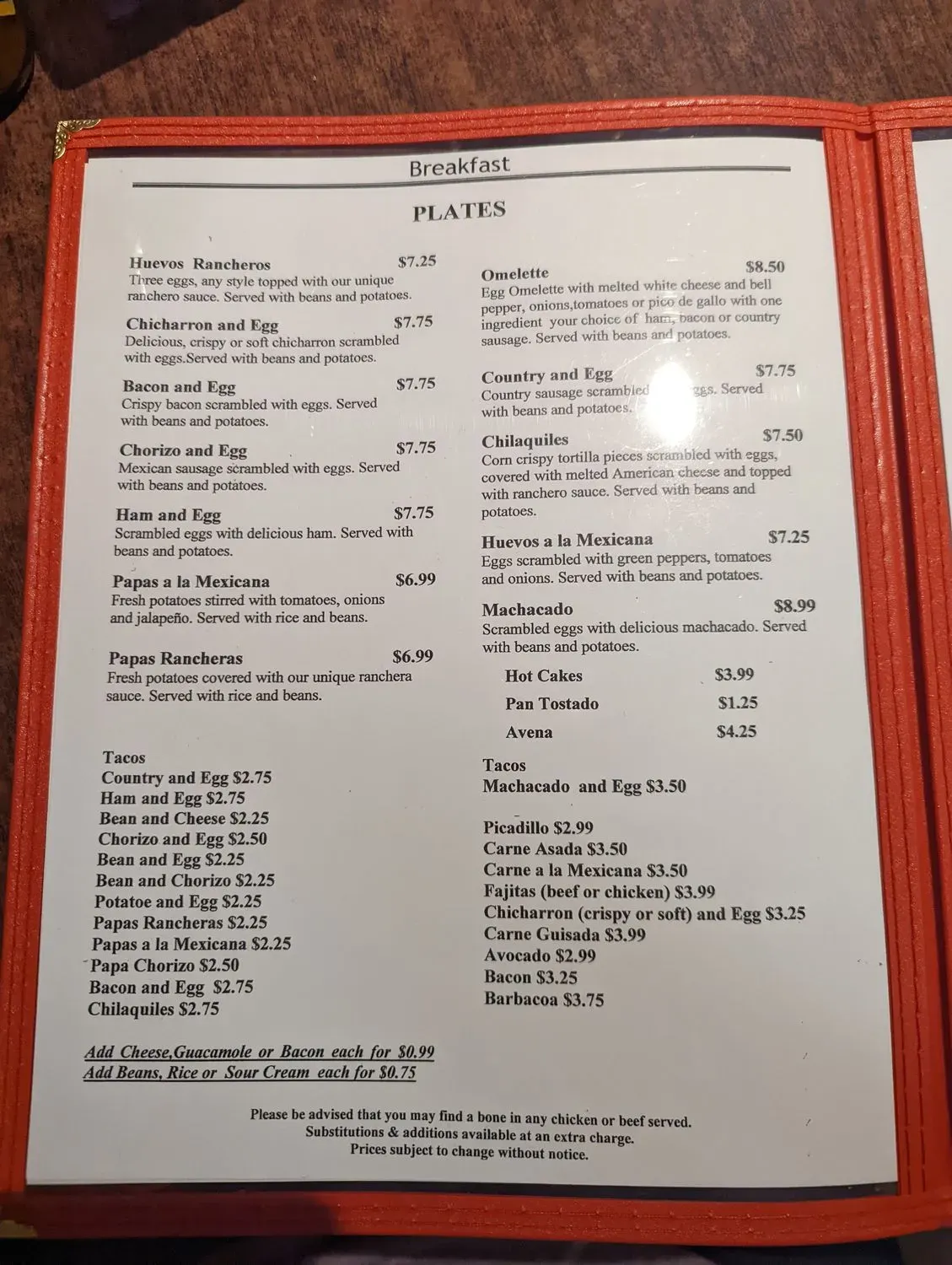 Menu 4