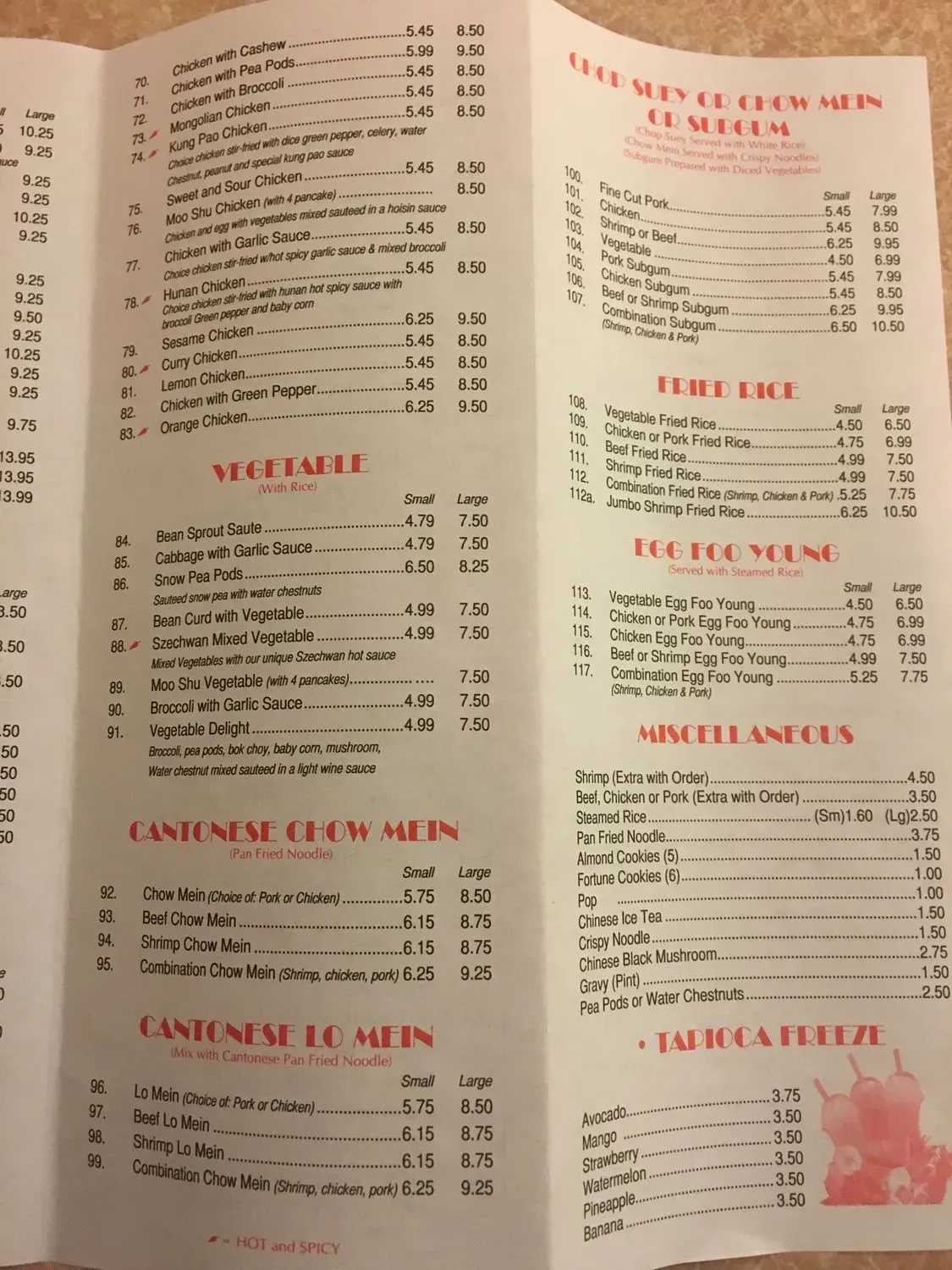 Menu 6