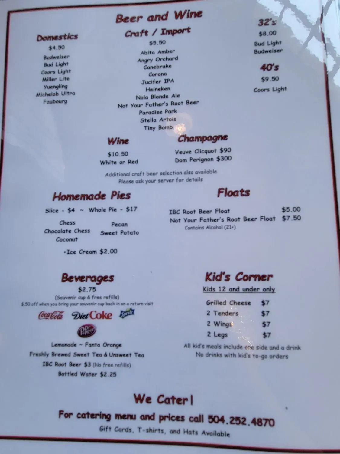 Menu 6