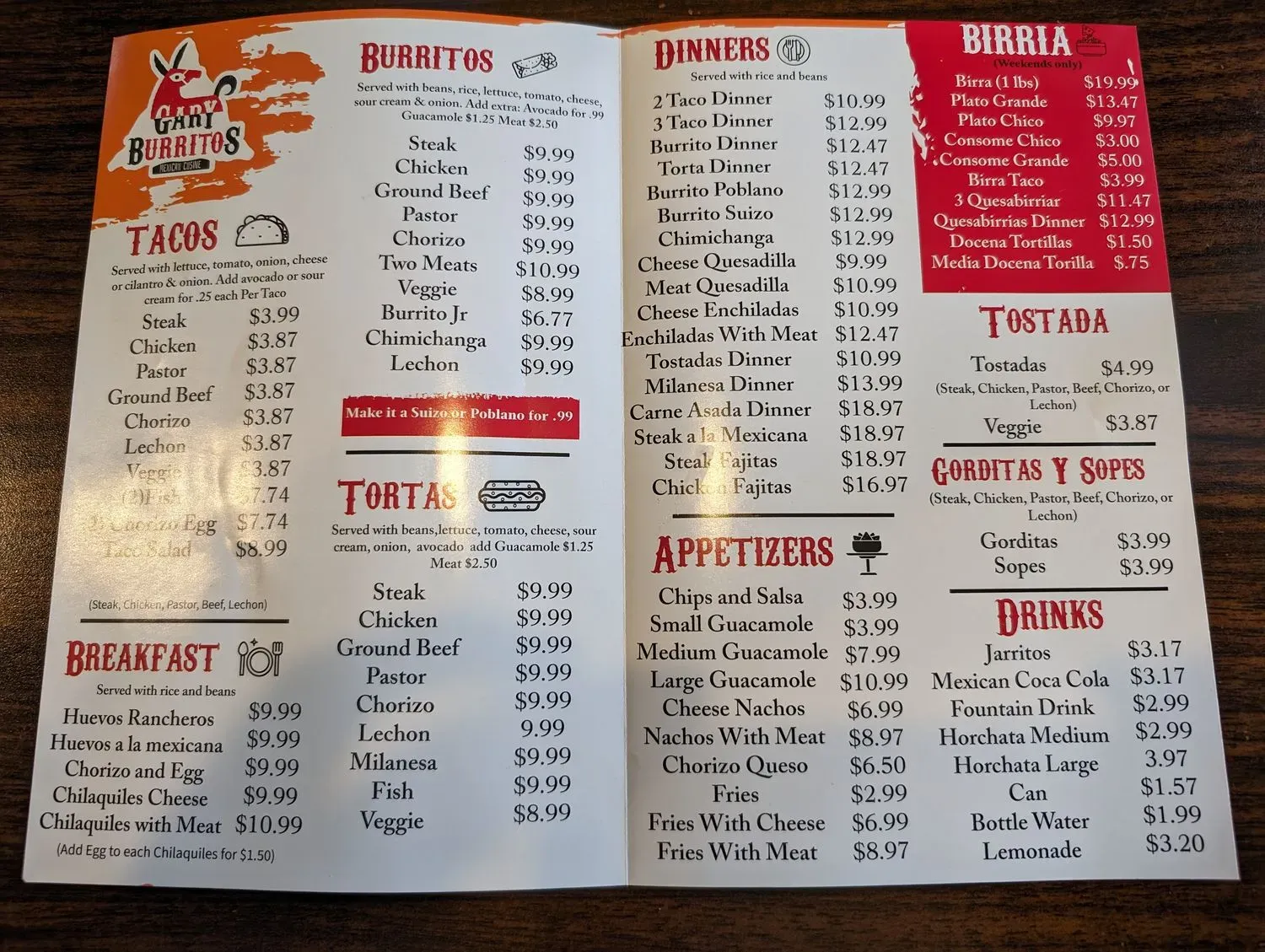 Menu 4