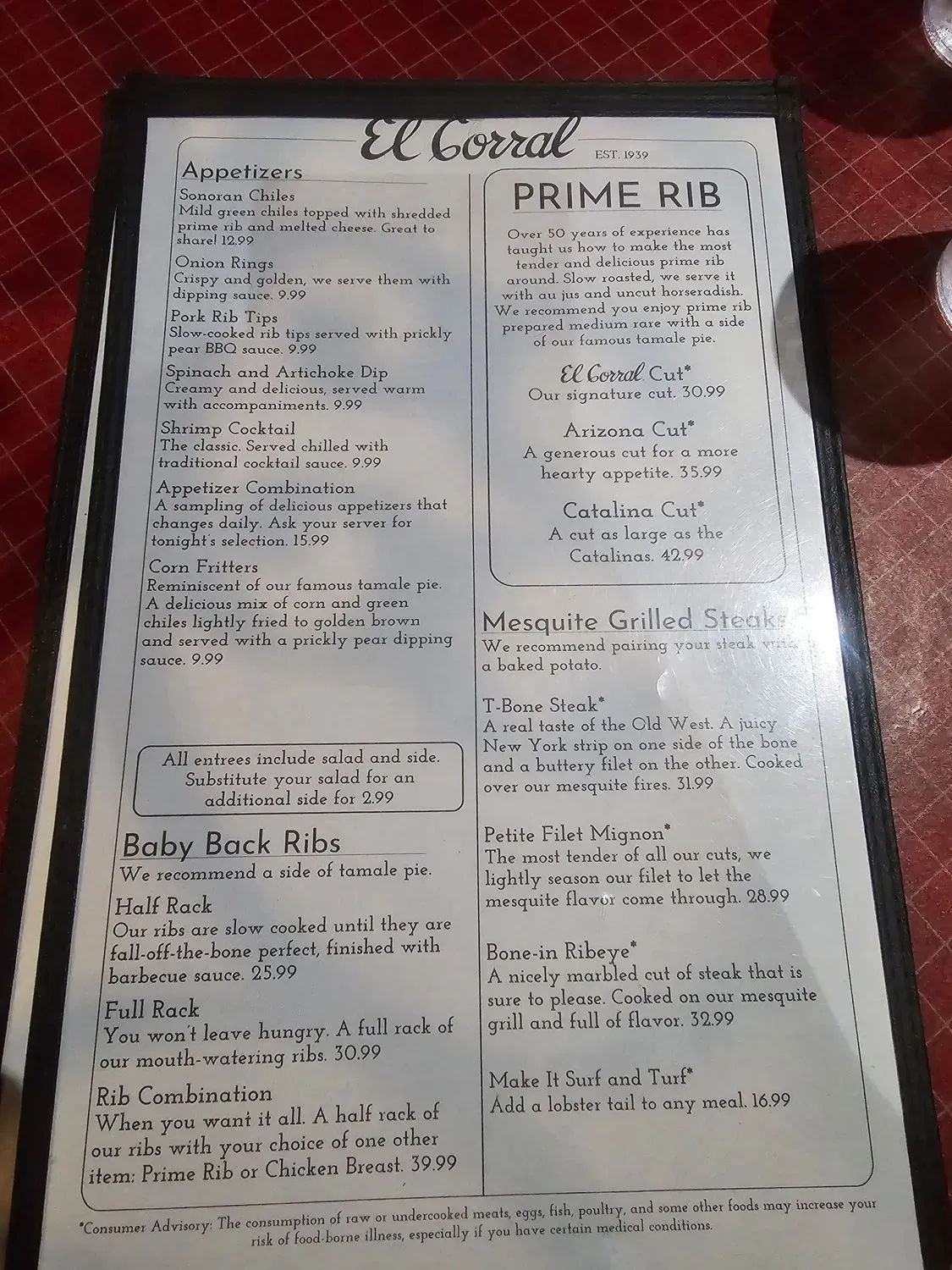 Menu 5