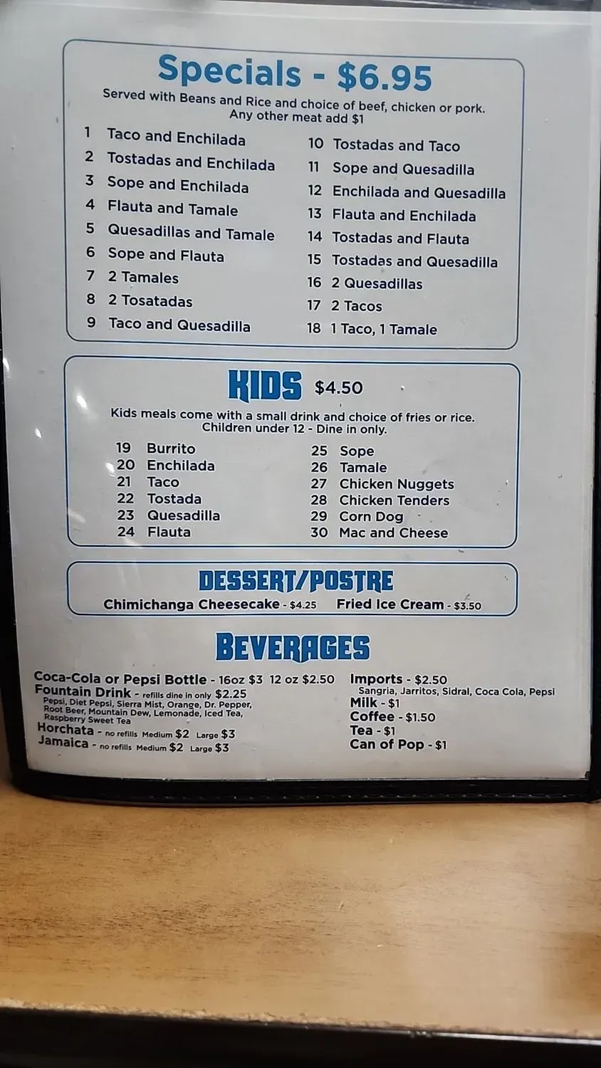 Menu 2