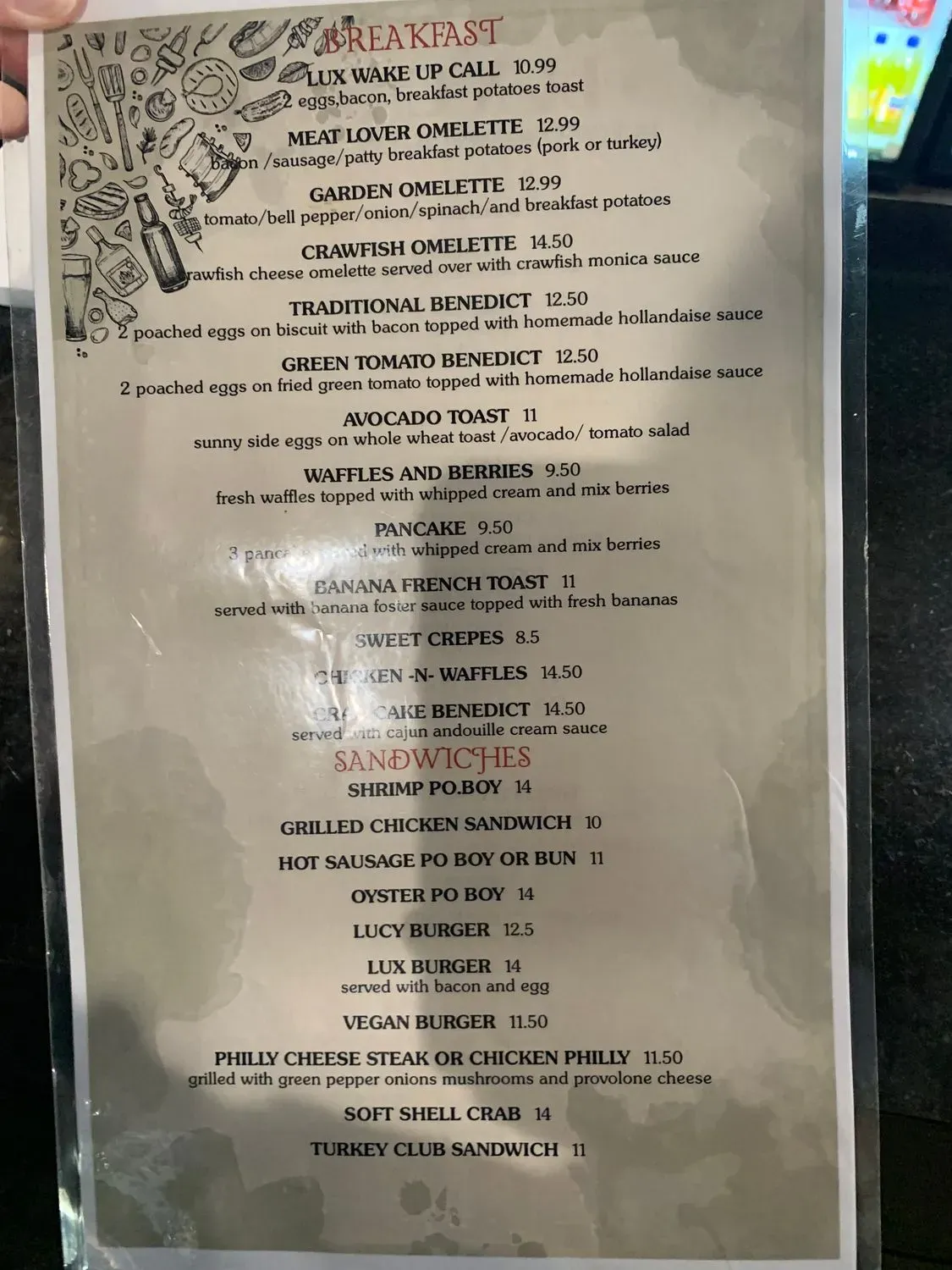 Menu 4