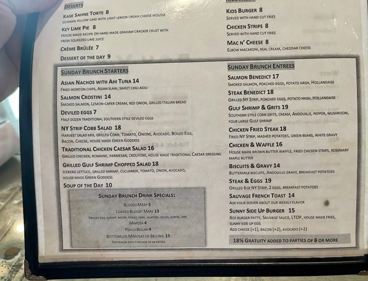 Menu 4