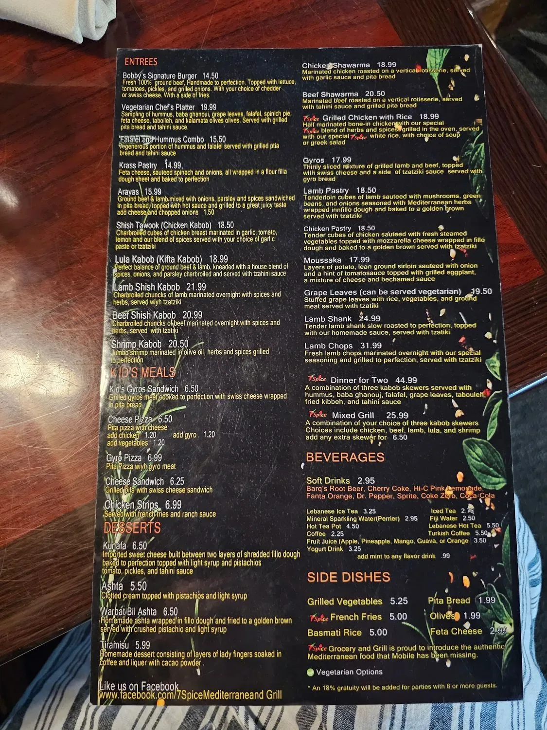 Menu 4