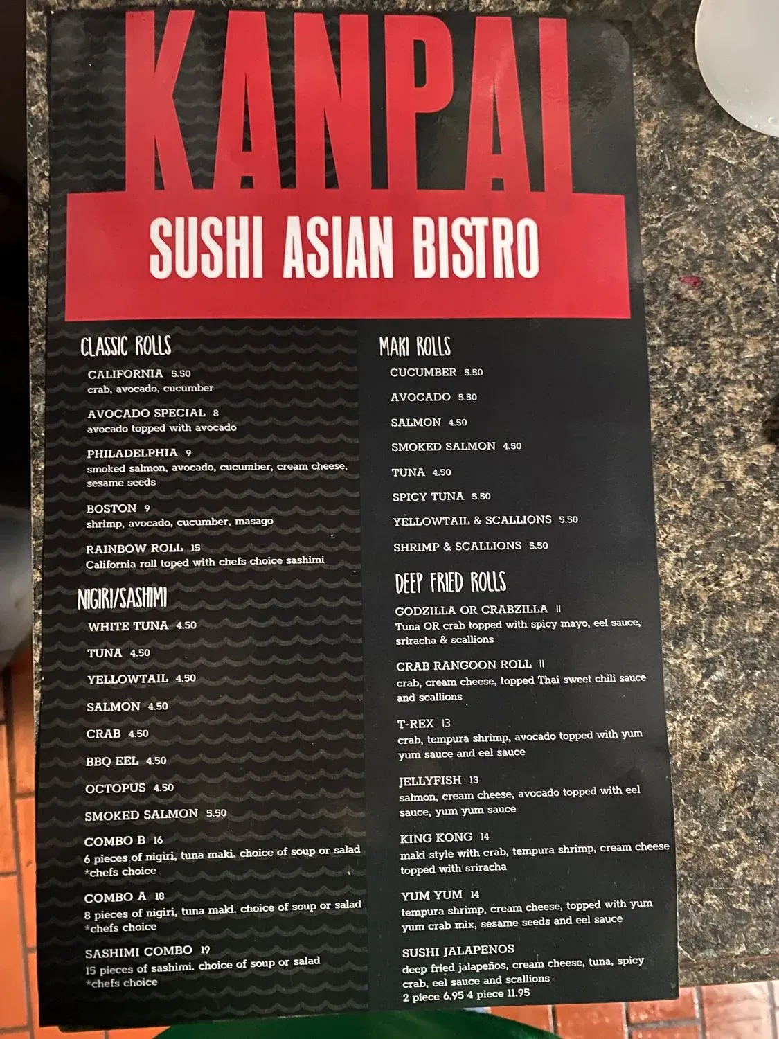 Menu 5