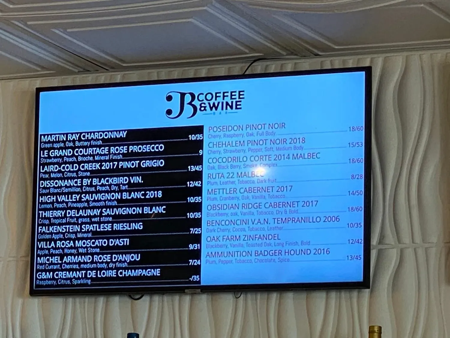 Pariah Coffee Menu - Updated October 2025