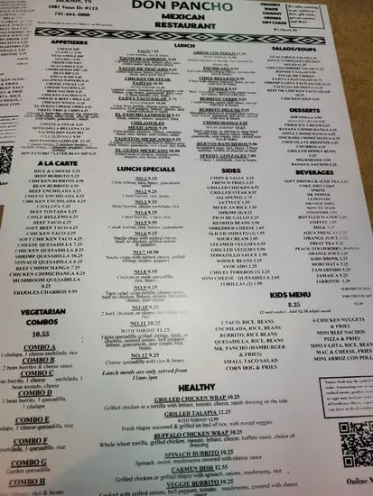 Menu 2