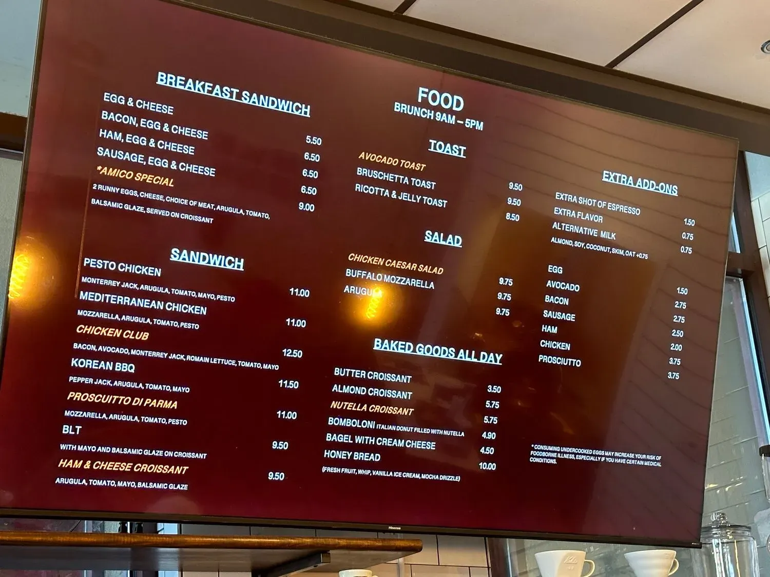 Menu 5