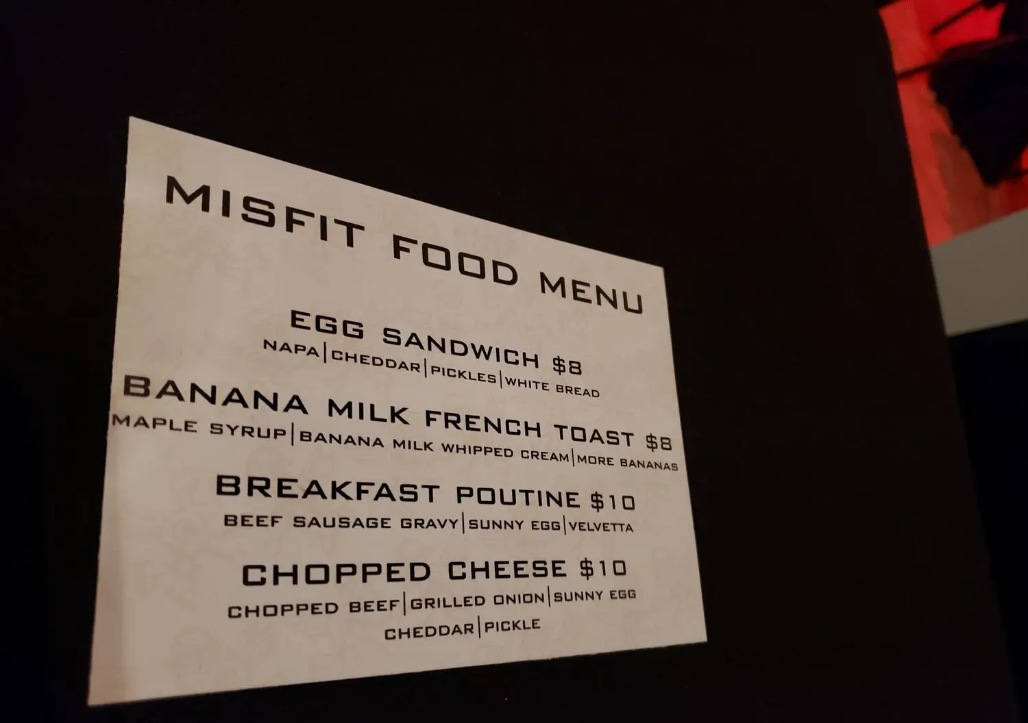 Menu 2