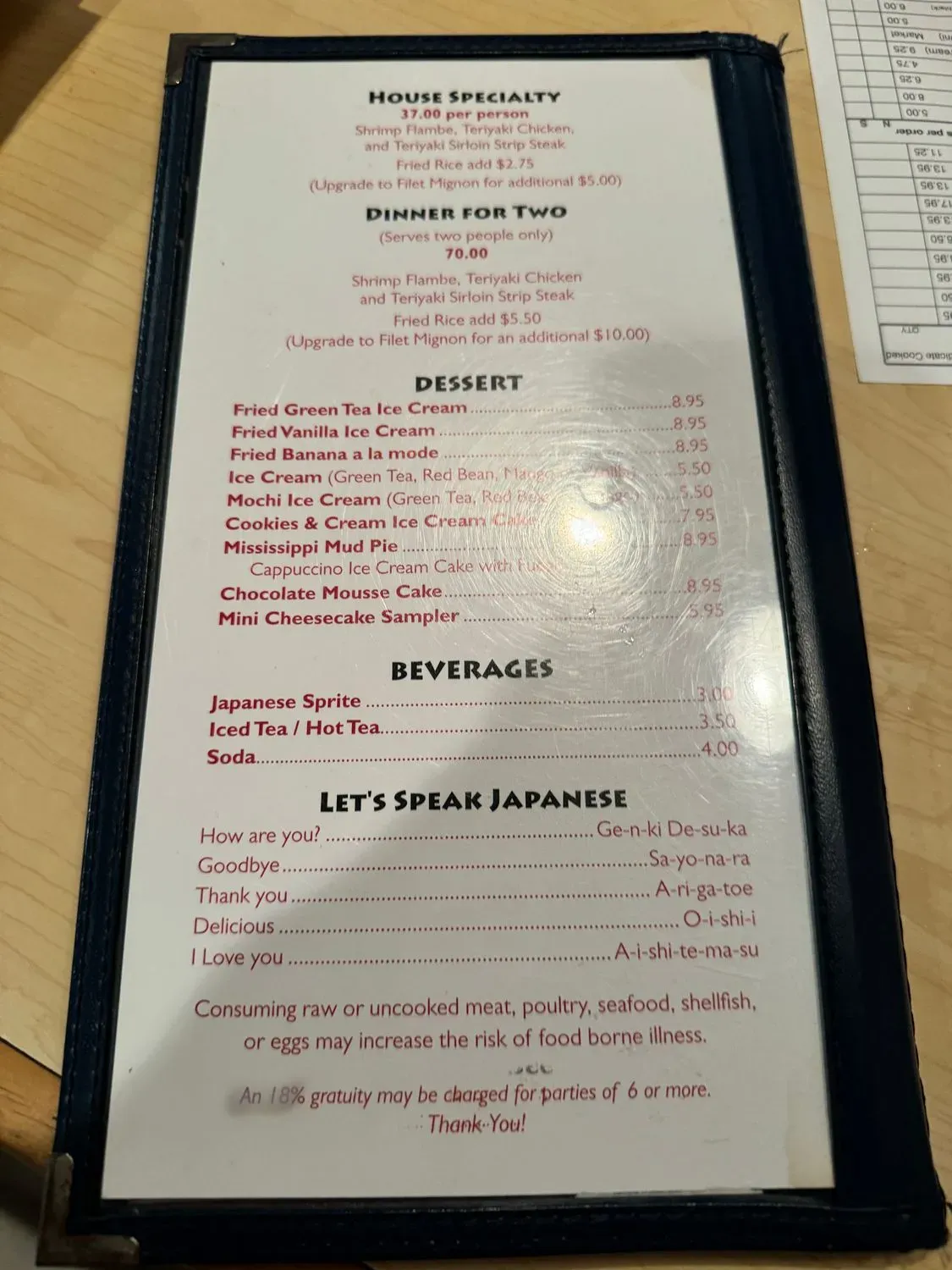 Menu 6