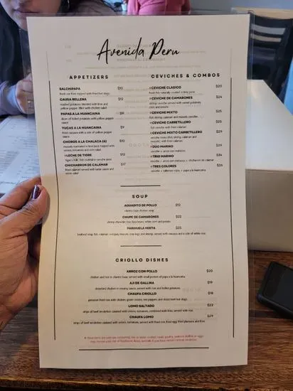 Menu 2