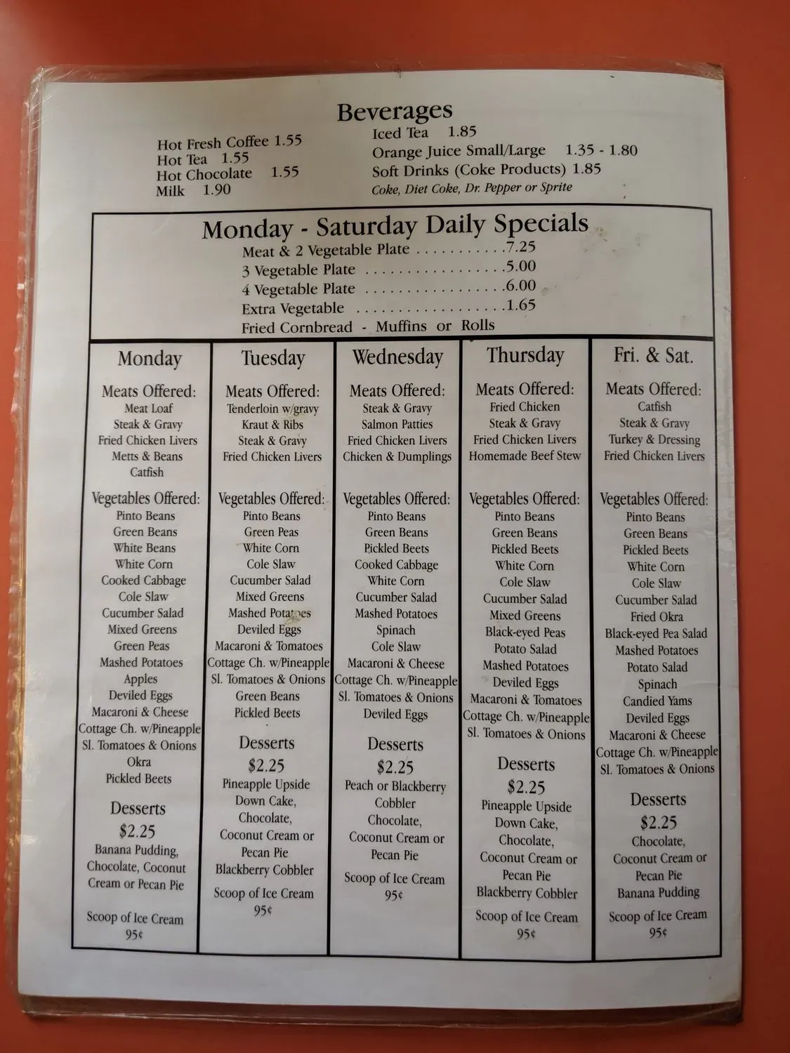 Menu 6