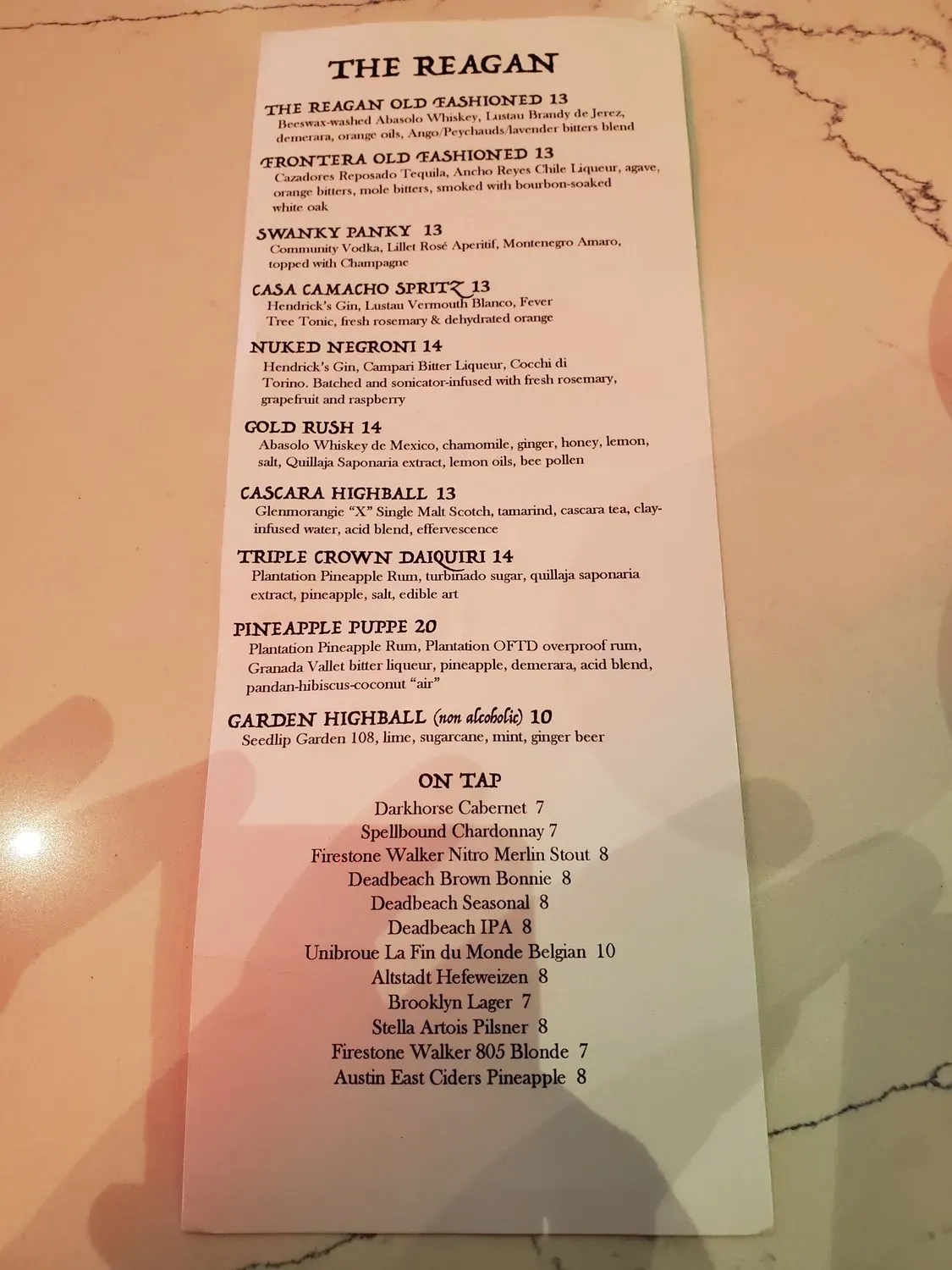 Menu 5