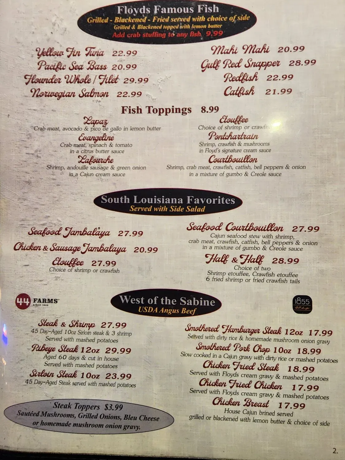 Menu 2