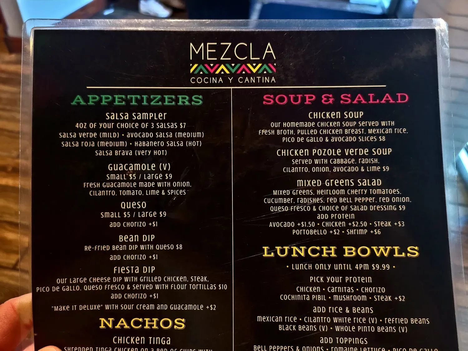 Menu 4