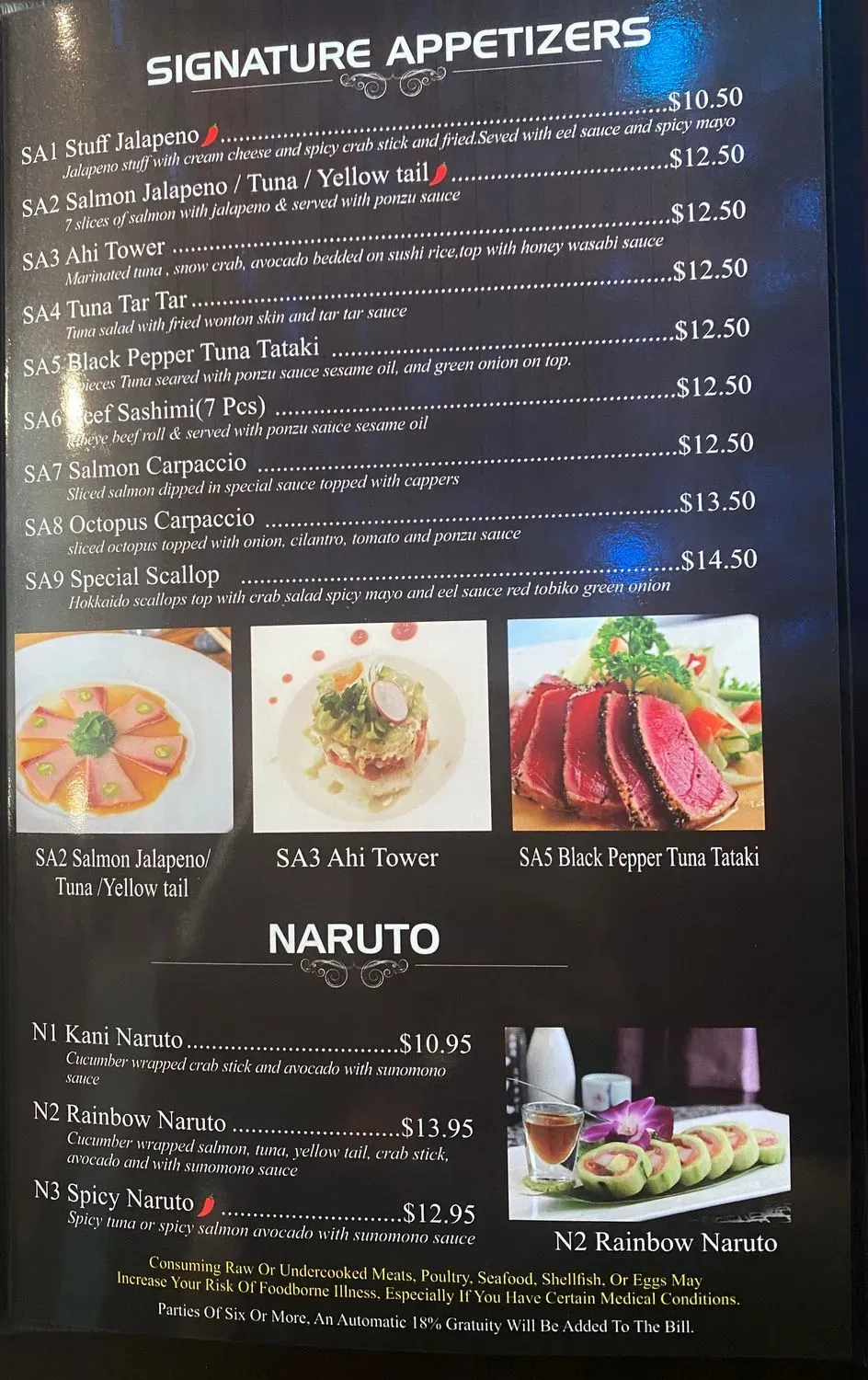 Menu 2