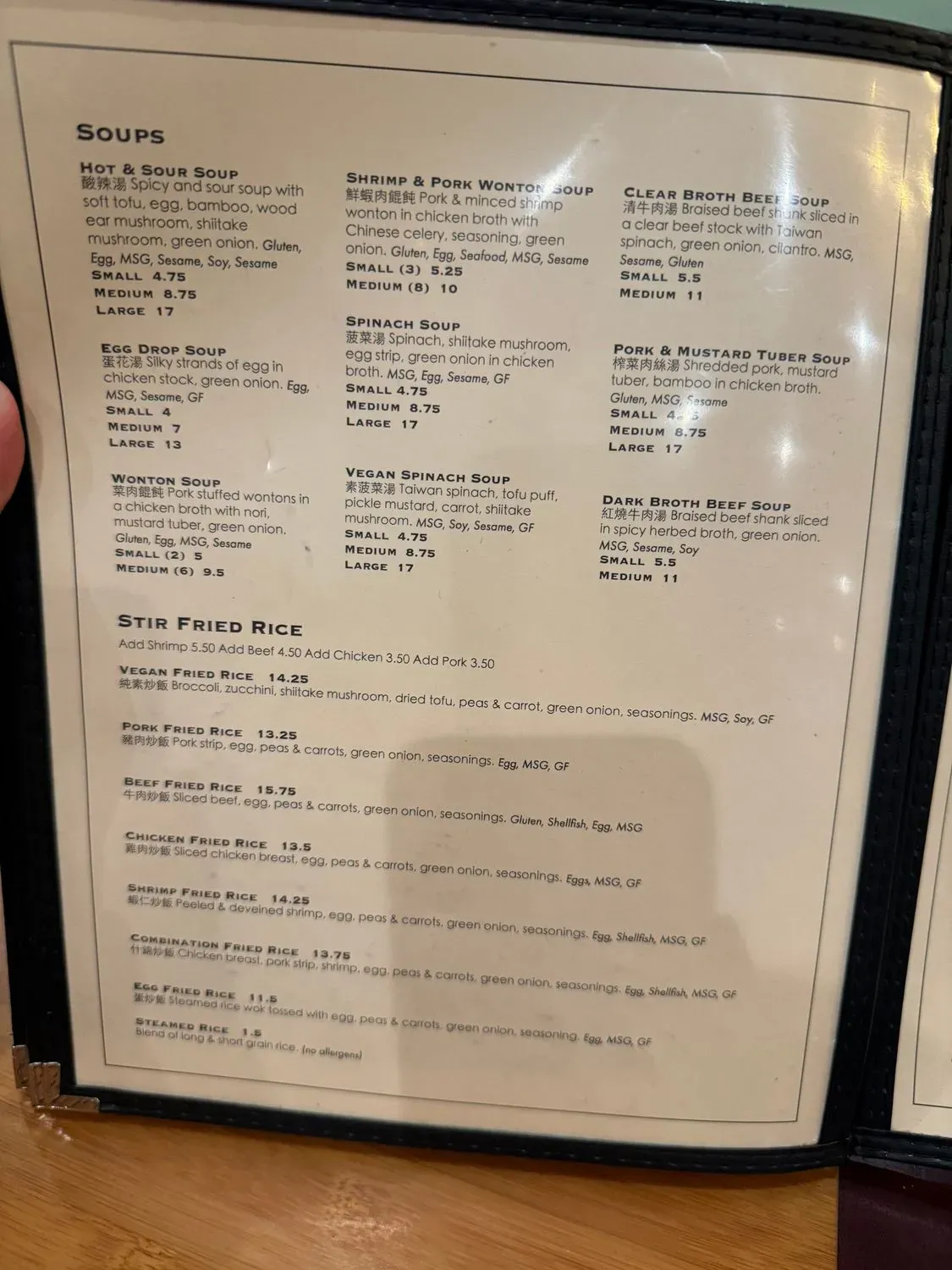 Menu 6