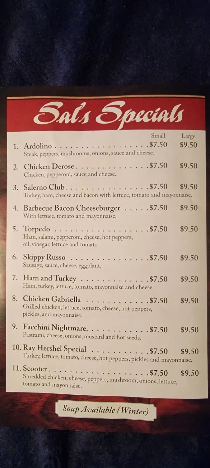 Menu 3