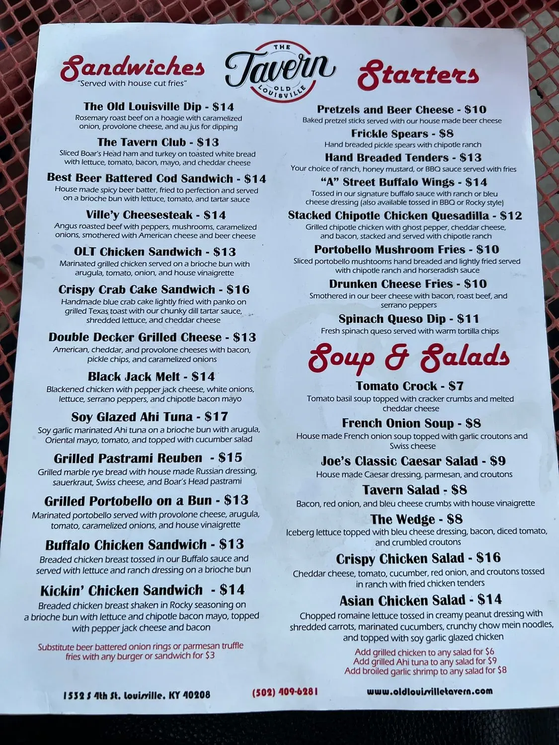 Menu 2