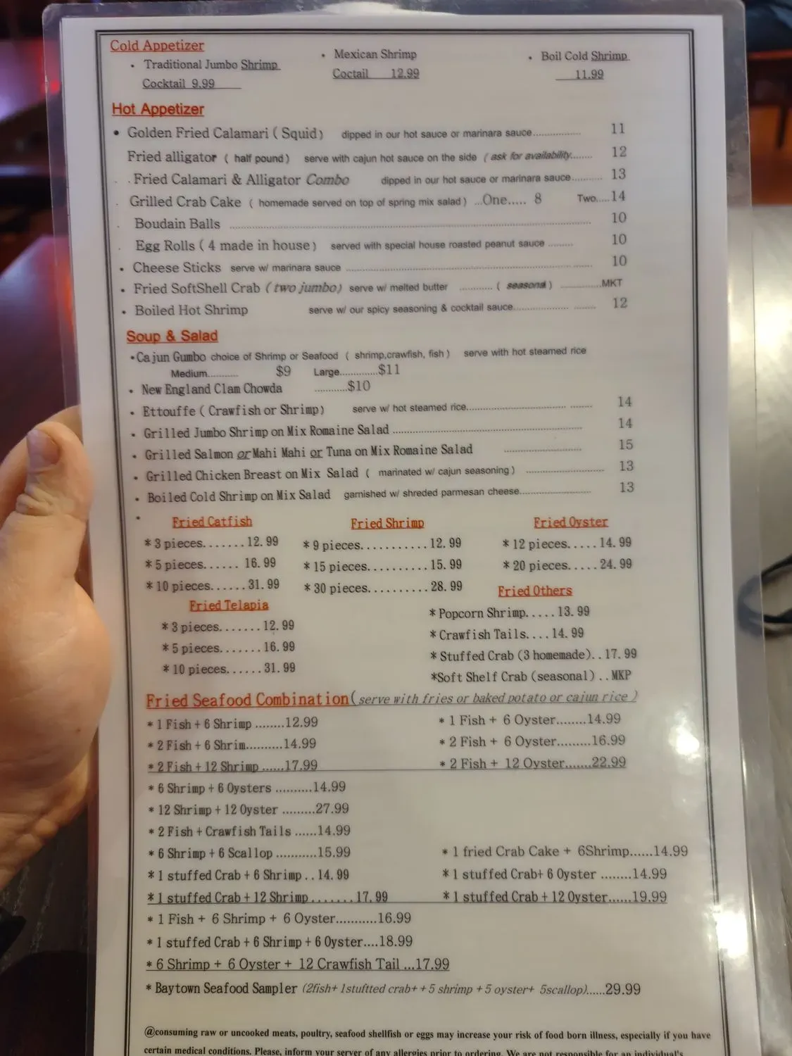 Menu 5