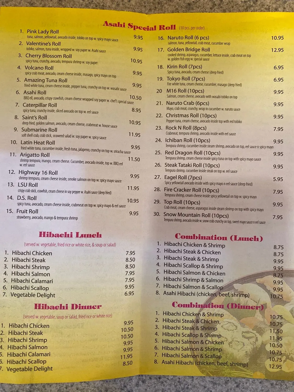 Menu 2