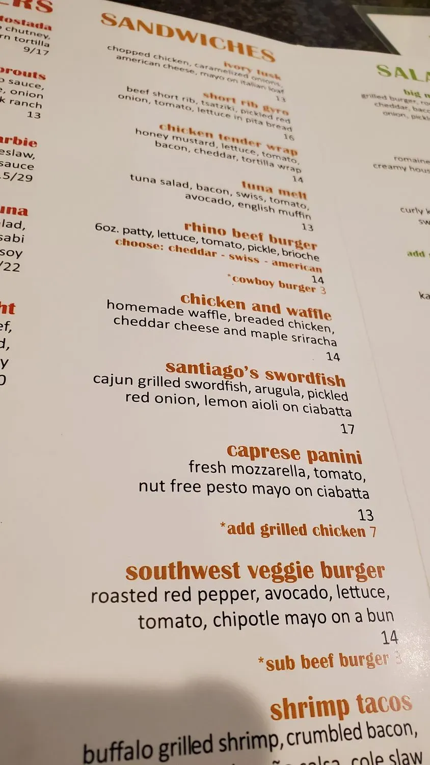 Menu 3