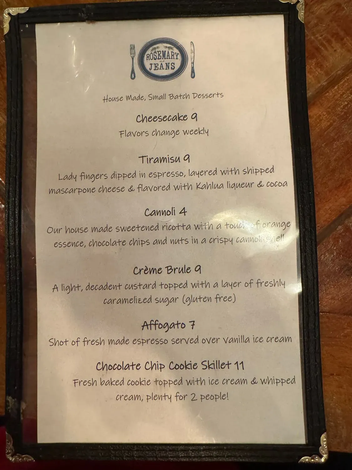 Menu 4