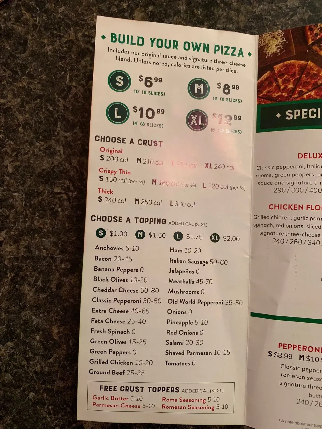 Menu 6