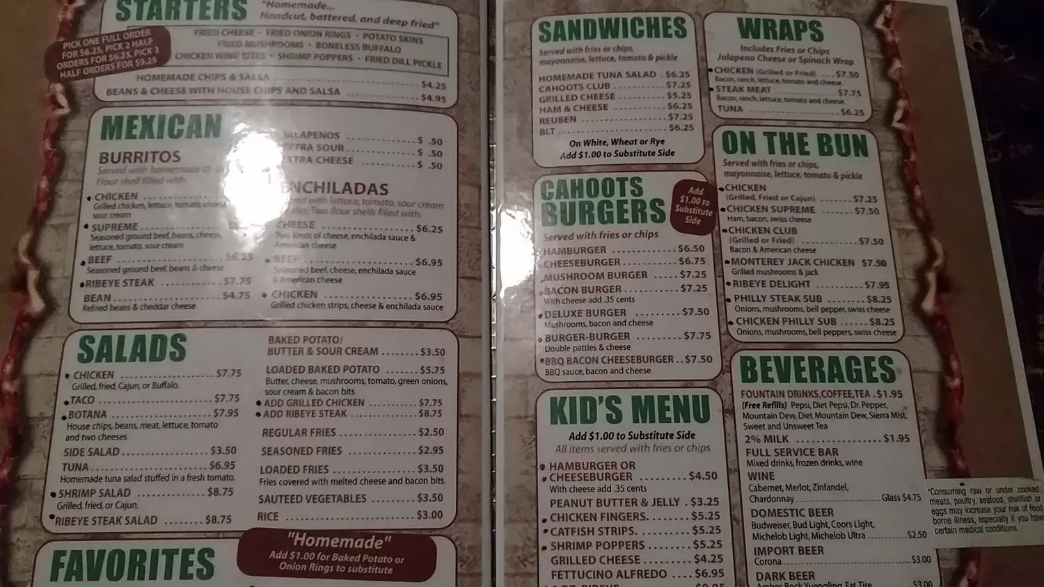 Menu 4