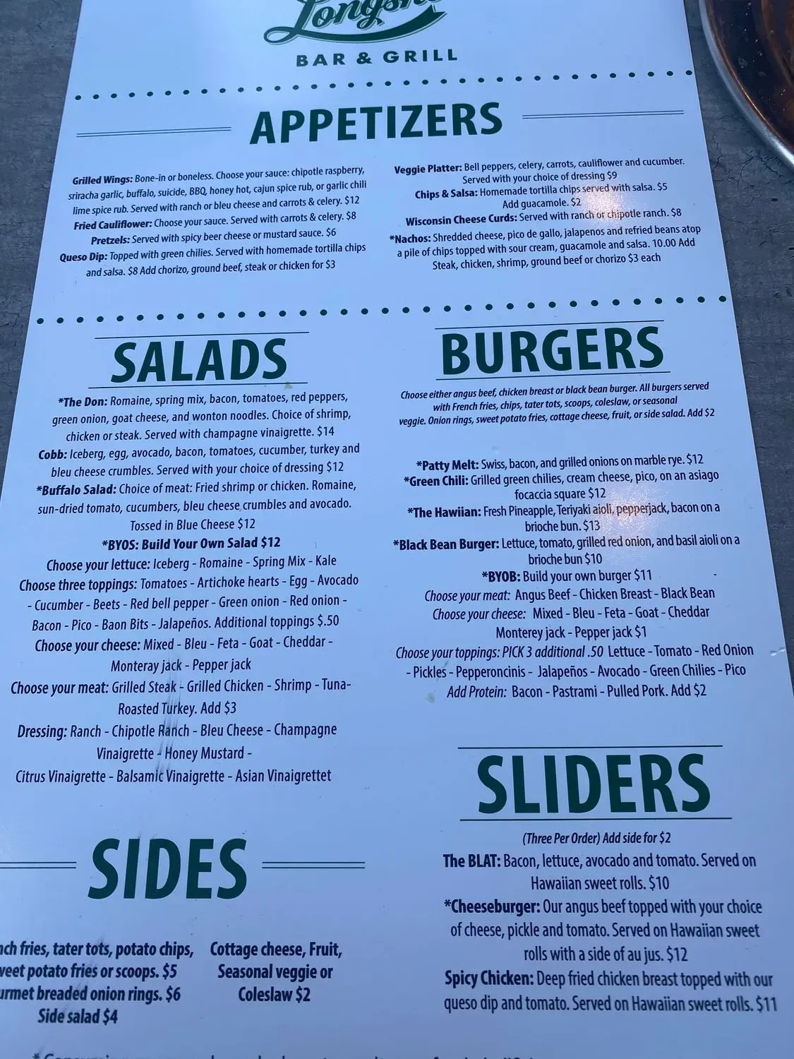 Menu 3