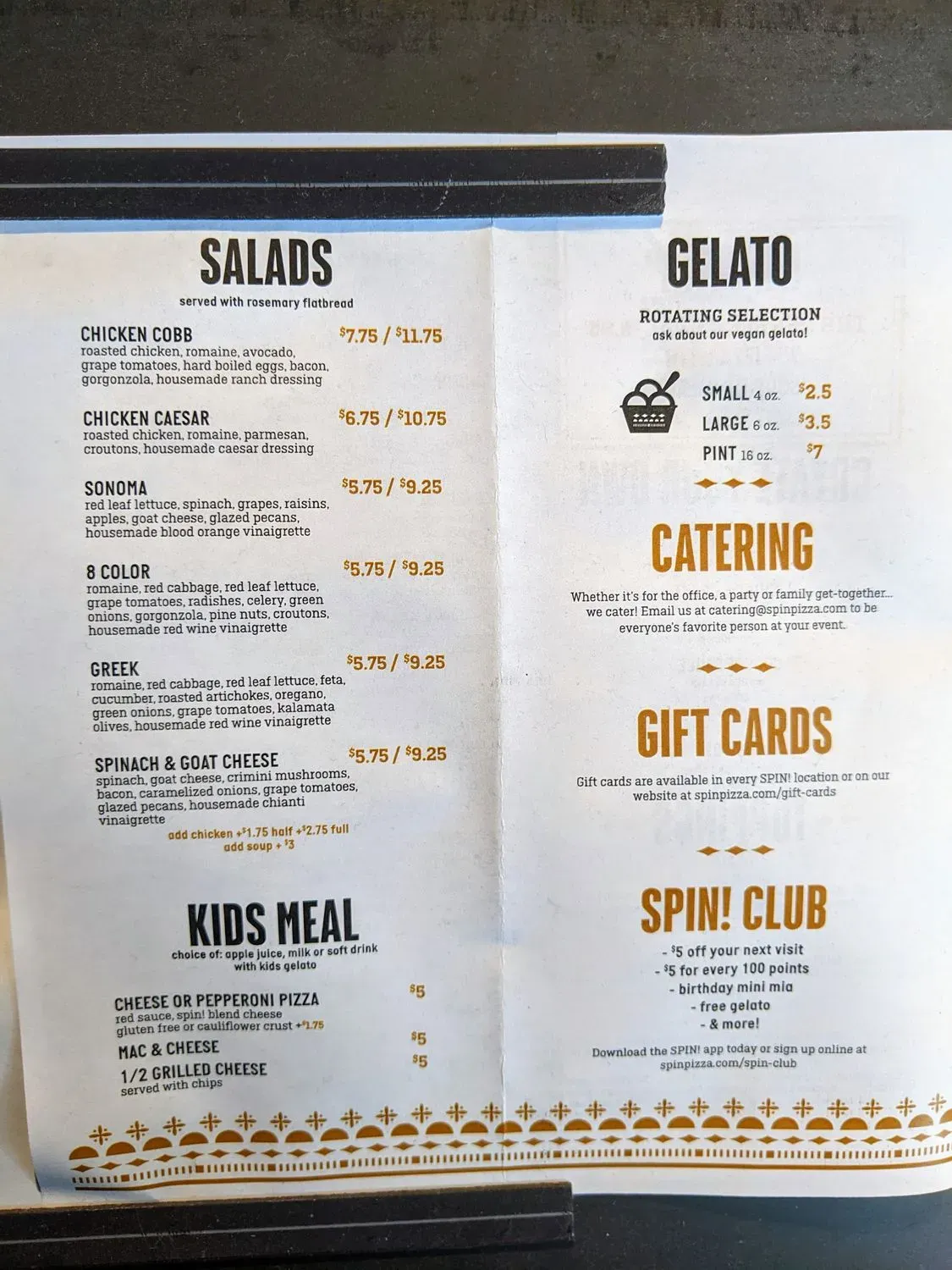 Menu 2