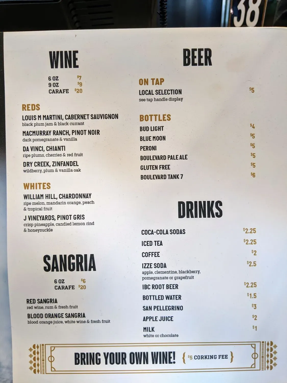 Menu 3