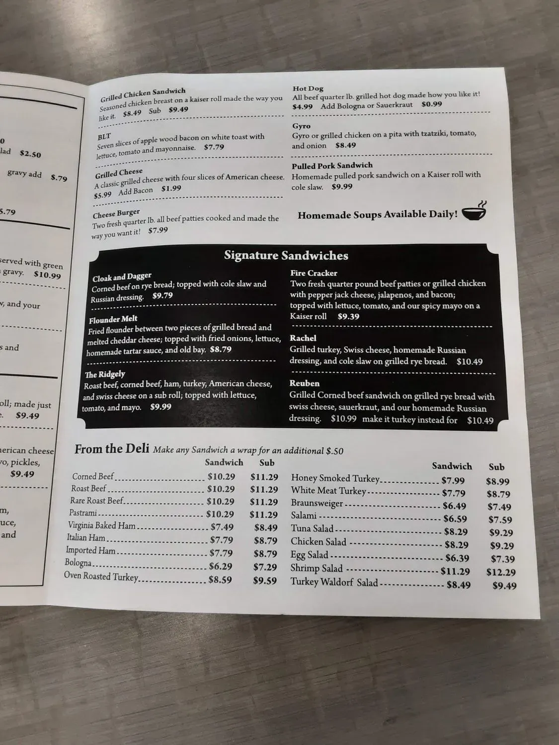 Menu 3