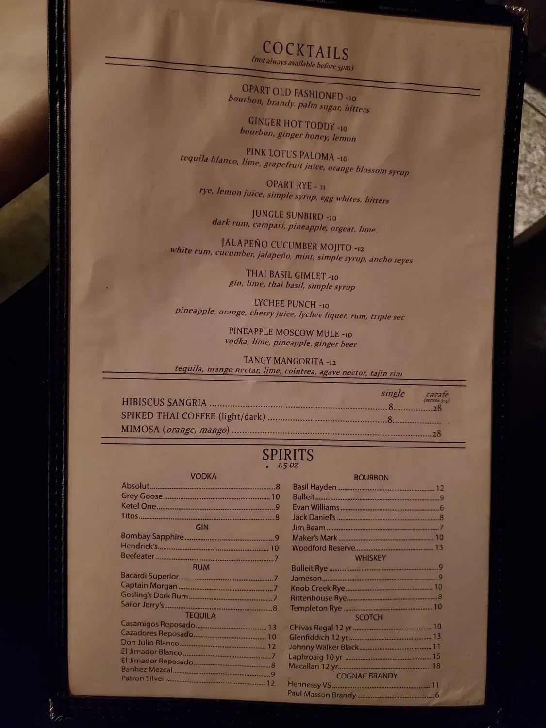 Menu 5