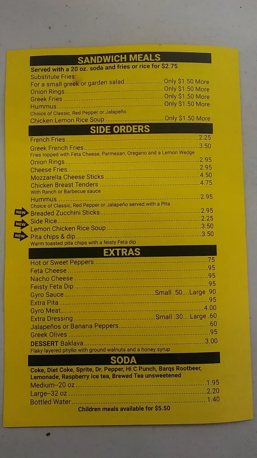 Menu 6