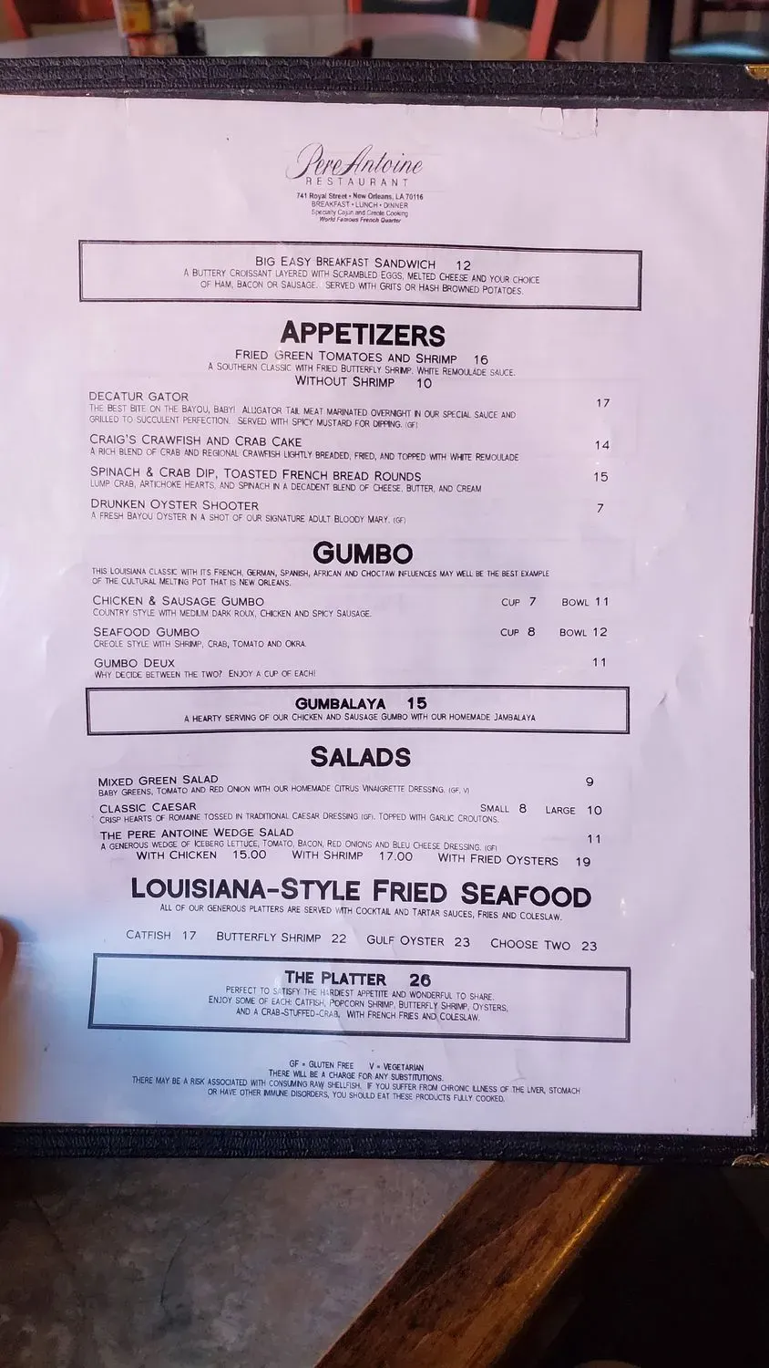 Menu 4