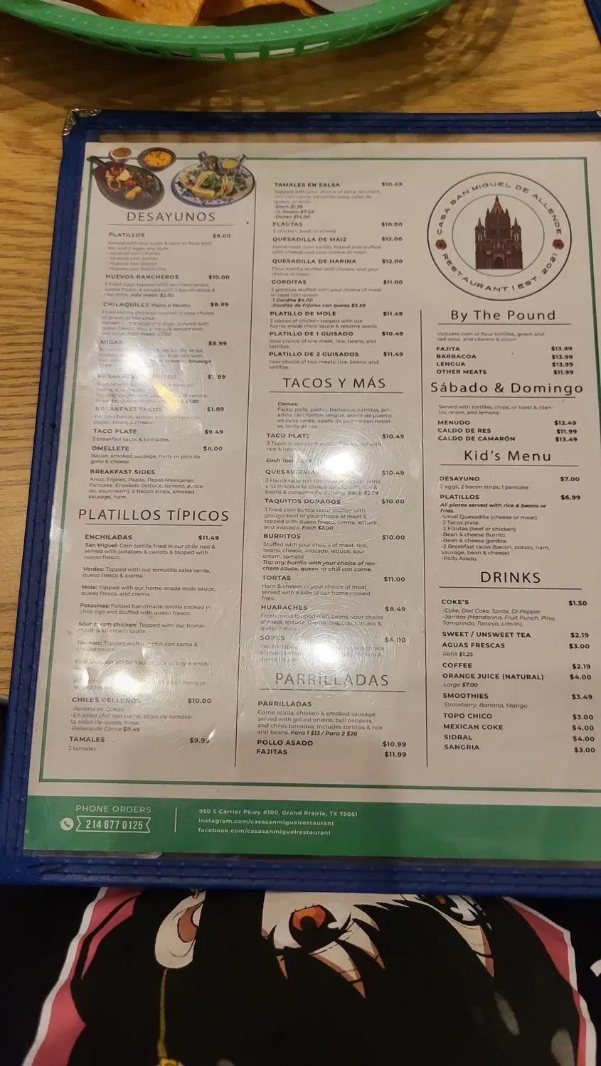 Menu 6