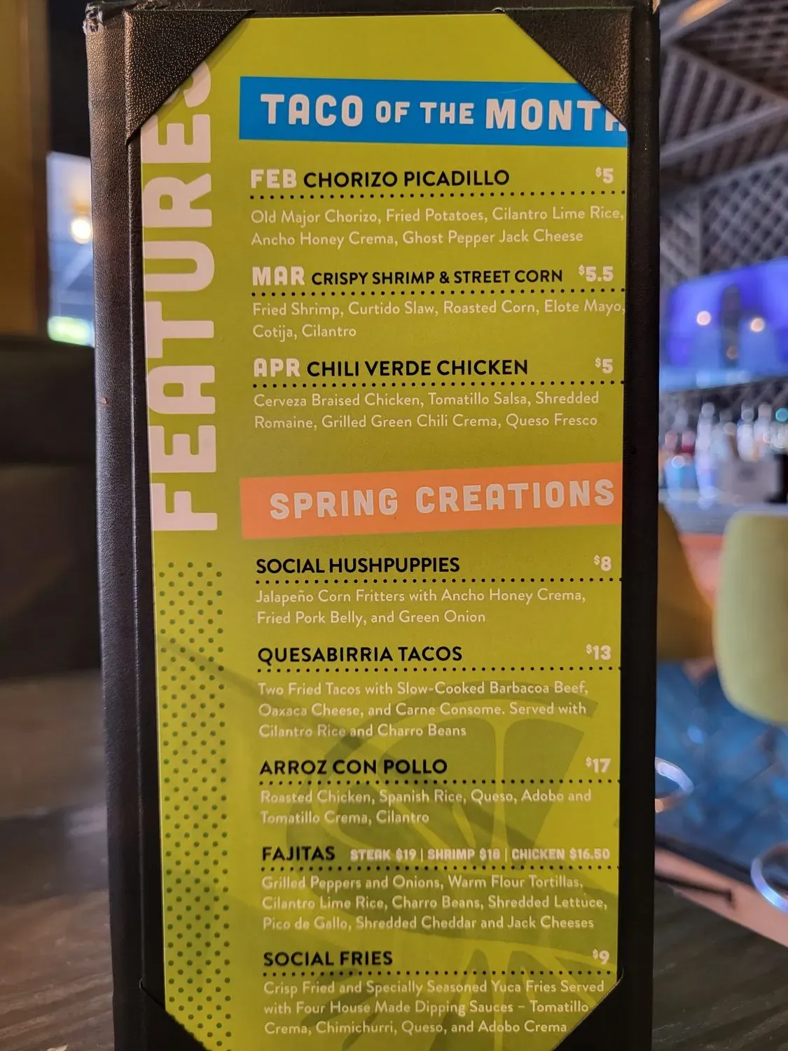 Menu 6