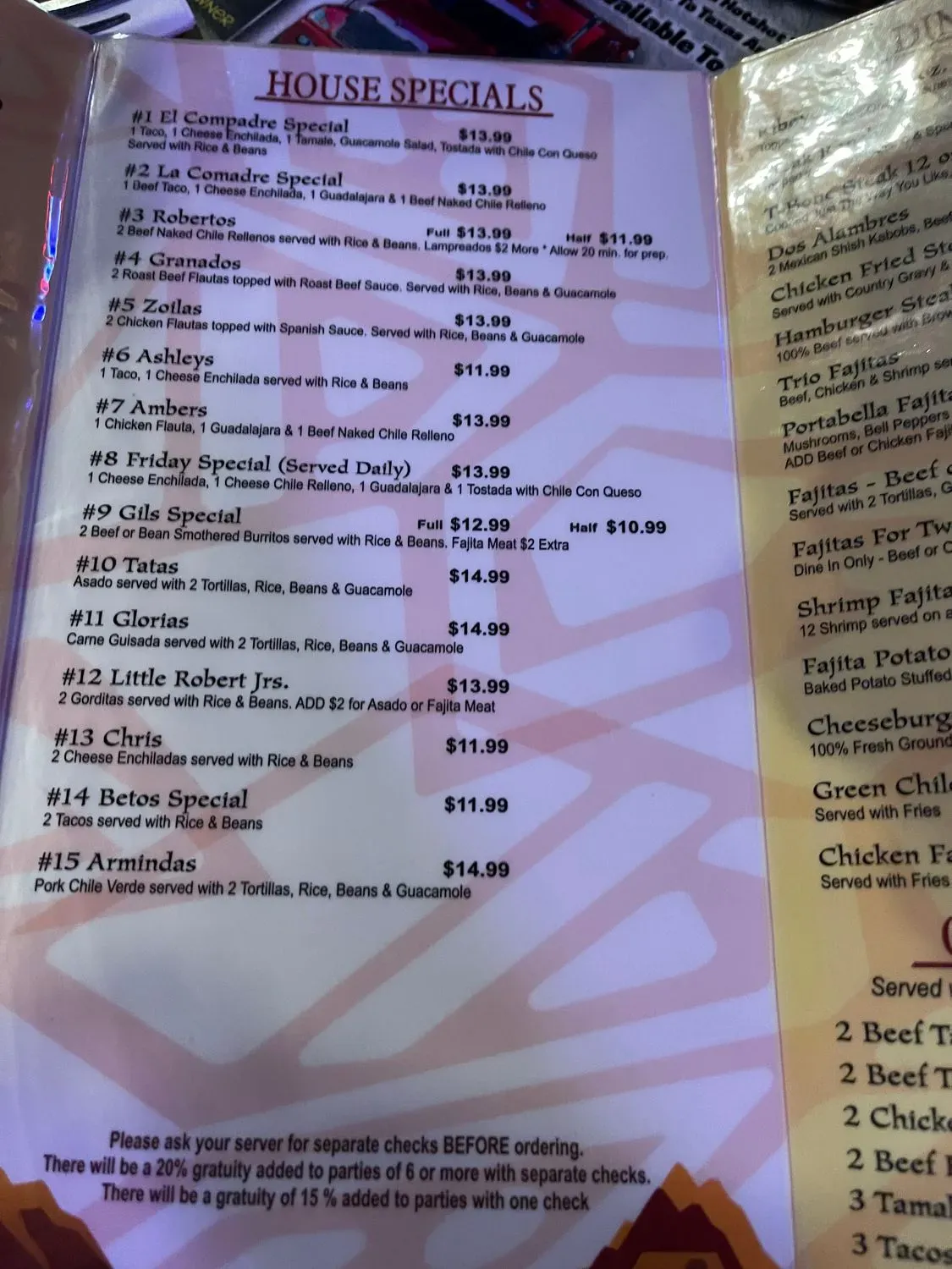 Menu 5