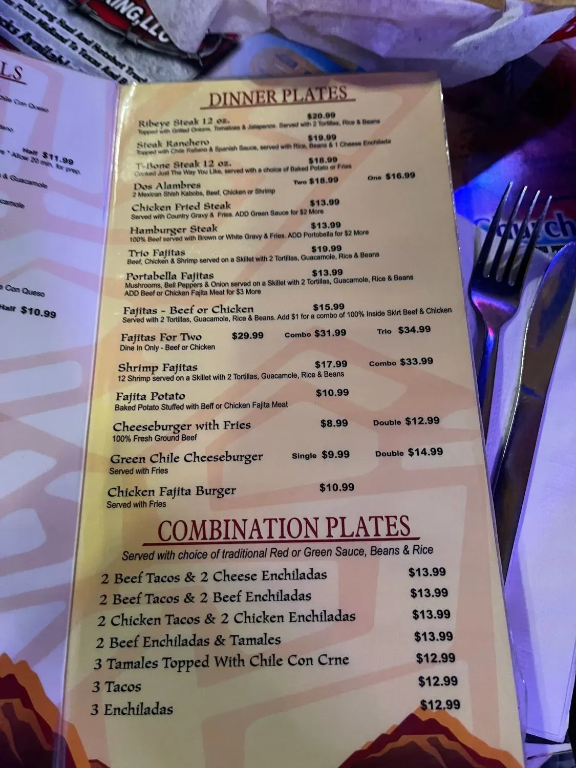 Menu 4