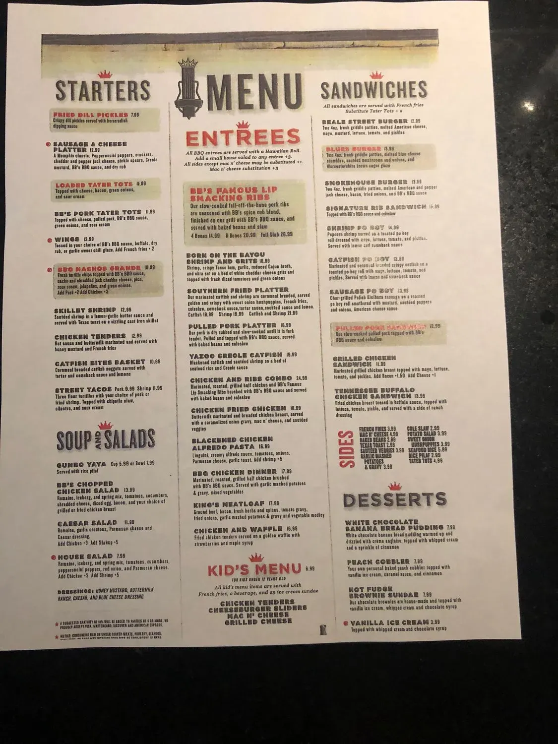 Menu 4