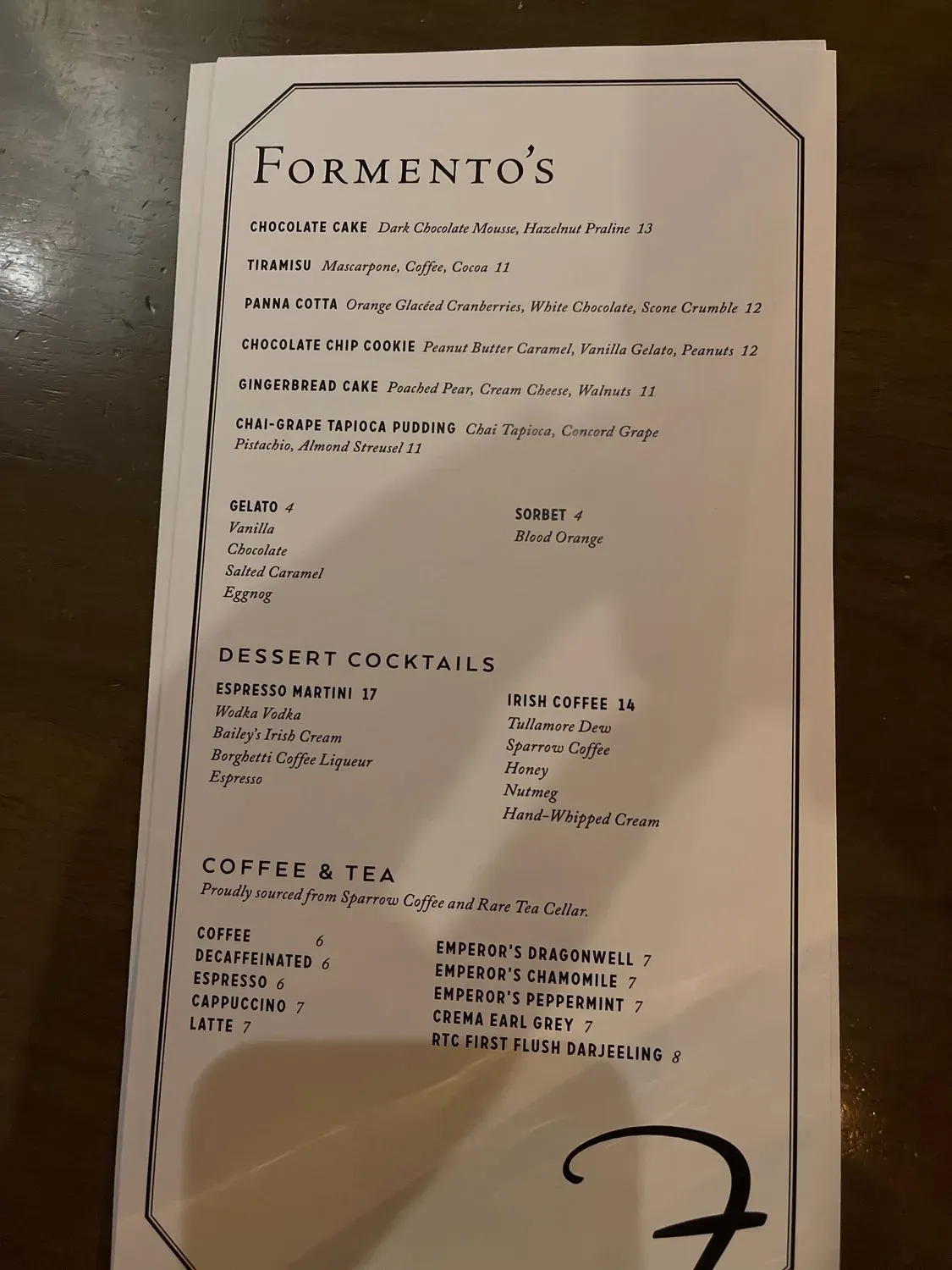 Menu 6